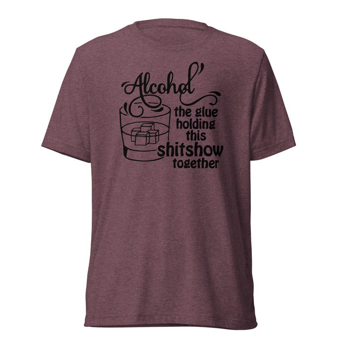 Alcohol is the Glue Short sleeve t-shirt